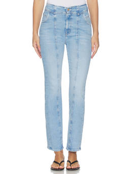 MOTHER - Western Hustler Women's Mid-Waist Stretch Bootcut Jeans Blue