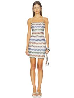 Missoni - Women's Metallic Knit Striped Bodycon Mini Dress Multi-Color