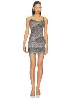 Missoni - Metallic Knit Women's Space-Dyed Bodycon Mini Dress Multi-Color