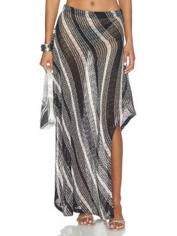 Missoni - Sheer Knit Women's Pull-On Maxi Skirt White