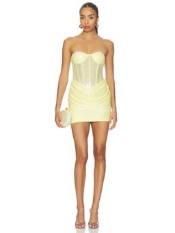 The New Arrivals by Ilkyaz Ozel - Sequined Women's Strapless Corset Mini Dress Paradisio