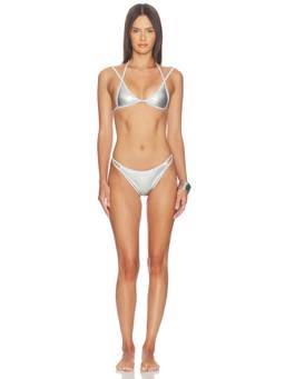 naranja furcado - Splash Matte Women's Padded Bikini Set Ice