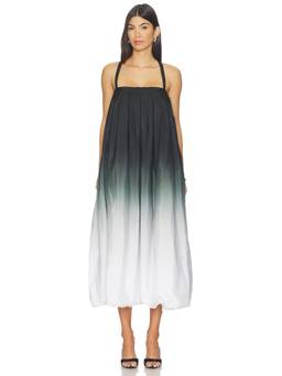 Norma Kamali - Strap Bubble Women's Sleeveless Halter Maxi Dress Black