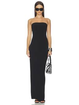 Norma Kamali - x Lifestyle Women's Strapless Jersey Maxi Dress Black