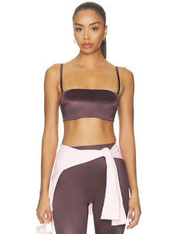 NikeSKIMS - Shine Women's Unpadded Adjustable Strap Bandeau Bra Purple
