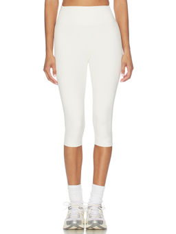 NikeSKIMS - Matte Women's Stretch Pull-On Cropped Sports Jeggings Ivory