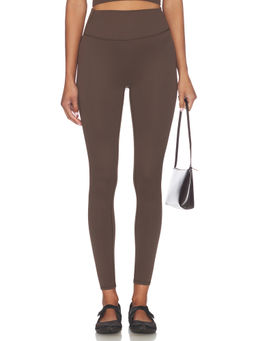 NikeSKIMS - Matte Women's High-Waist Stretch Leggings Dark Sepia