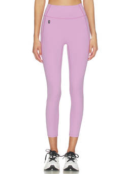 On - Studio Women's High-Waist Side Pocket 7/8 Leggings Pink