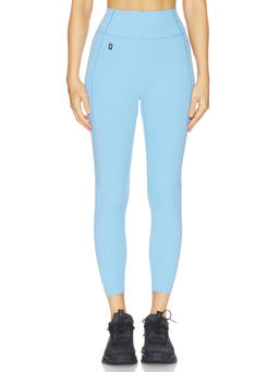 On - Performance Women's 7/8 High-Waist Stretch Leggings Blue