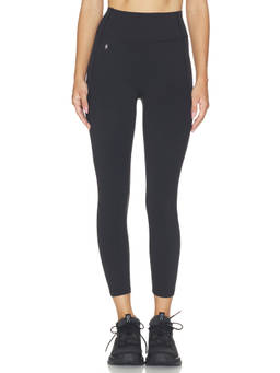 On - Studio Women's High-Waist Side Pocket 7/8 Tights Black