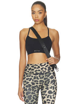 P.E Nation - Signature Women's Padded Adjustable Strap Sports Bra Black
