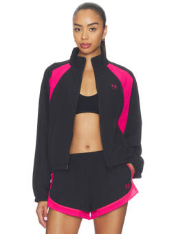 P.E Nation - Stride Women's Zippered High Neck Light Jacket Black