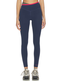P.E Nation - Status Women's High-Waist Full Length Leggings Navy Blue