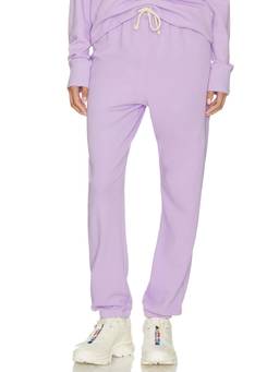 perfectwhitetee - French Terry Women's Drawstring Sweatpants Purple