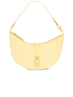 POLO RALPH LAUREN - Small Suede Shoulder Bag Yellow