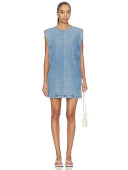 PISTOLA - Karla Women's Sleeveless Denim Tunic Mini Dress Blue