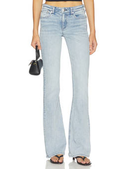 Rag & Bone - Kinsley Women's Low Rise Stretch Bootcut Jeans Blue