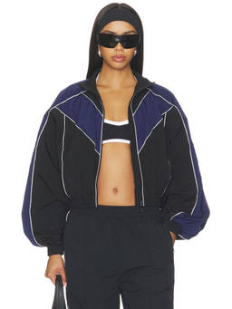 Ronny Kobo - Brenton Women's Cropped Zip Jacket Black