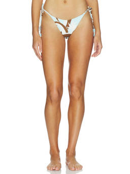 SEVEN WONDERS - Amoree Women's Side Tie Bikini Bottom Rina Blue