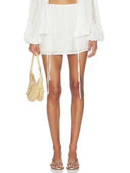 SNDYS - Brandi Crinkle Women's Mini Skirt White
