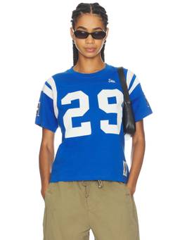 SEA - Georgie Women's Graphic Print Crew Neck T-Shirt Blue