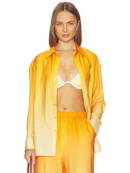 Significant Other - Bennet Women's Ombre Button-Down Shirt Solarflare