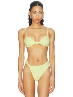 Significant Other - Hermela Women's Unpadded Boned Side Bikini Top Yellow