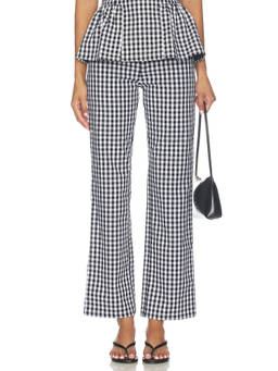 Sister NY - Jacqueline Women's Stretch Twill Straight Trousers Black