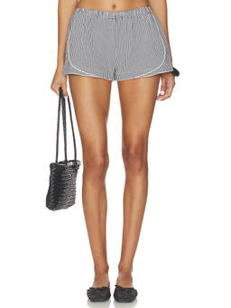 Solid & Striped - Eleni Women's Stretch Pull-On Shorts Black