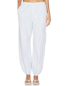 SABLYN - Tonni Women's Elastic Waist Slouchy Joggers White