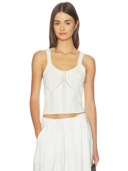 SABLYN - Thea Women's Sleeveless Scoop Neck Tank Top Gardenia