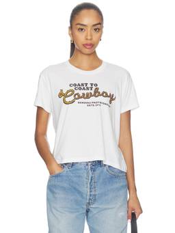 Sendero Provisions Co. - Coast To Coast Women's Graphic Print Crew Neck T-Shirt White