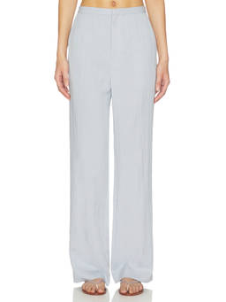 Rue Sophie - Lan Women's Lightweight Wide-Leg Trousers Ash Blue