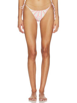 Shani Shemer - Khloe Women's Side Tie Shirred Bikini Bottom Pink