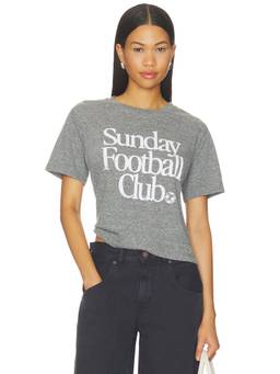 Sunny Somewhere - Sunday Football Club Women's Graphic Crew Neck T-Shirt Grey
