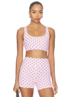 STRUT-THIS - Jolie Women's Wirefree Non-Padded Pull-On Sports Bra Pink