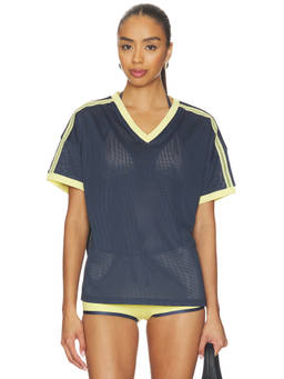Tiger Mist - Jayna Women's Mesh Pull-On Sports Bra Blue
