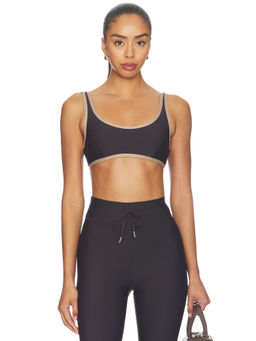 THE UPSIDE - Kefi Brielle Scoop Women's Removable Pads Scoop Sports Bra Oyster