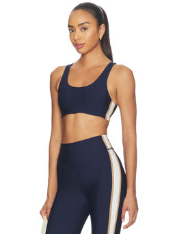 THE UPSIDE - Toscan Harley Women's Padded Scoop Sports Bra Navy Blue