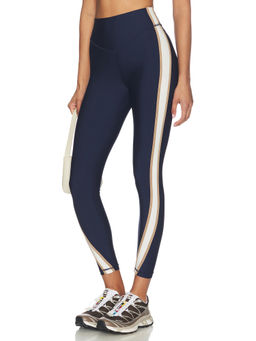 THE UPSIDE - Toscan Women's High-Waist 25in Midi Yoga Pants Navy Blue