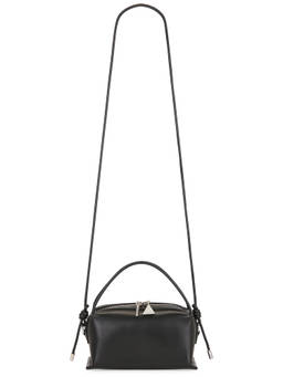 VERAFIED - Cafe Leather Mini Bag Black