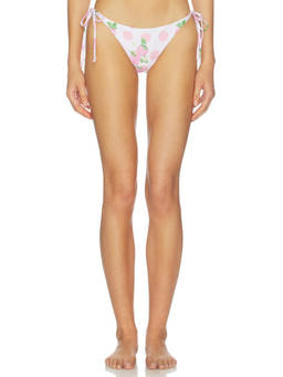 Verandah - Recycled Women's Side Tie String Bikini Bottoms Pink