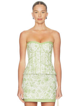V. Chapman - Harley Women's Underwired Boned Corset Green