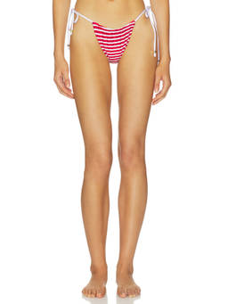 VDM - Marley Women's Reversible Side Tie Bikini Bottom Cherry Pop
