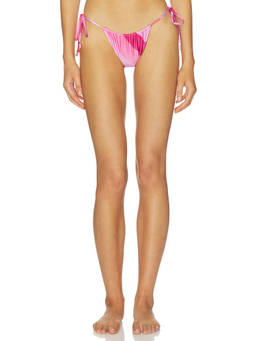 VDM - Marley Women's Reversible Side Tie Bikini Bottom Pink