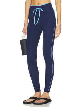 YEAR OF OURS - Sport Sprint Women's Stretch Drawstring Leggings Midnite Blue