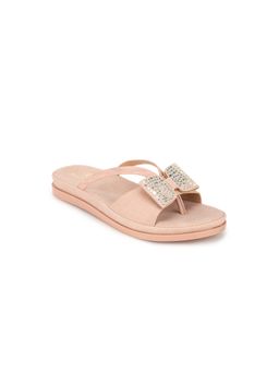 Marc Loire - Women Nude Coloured Embellished Sandals