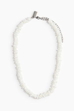 H&M - Men White Seashell Necklace