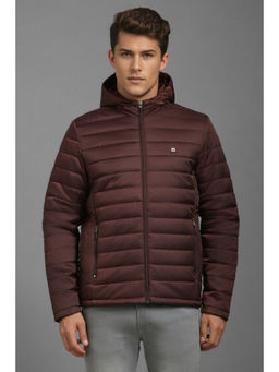 Louis Philippe - Men Casual Brown Solid Jacket