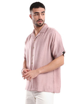 WROGN - Dusty Pink Resort Collar Shirt